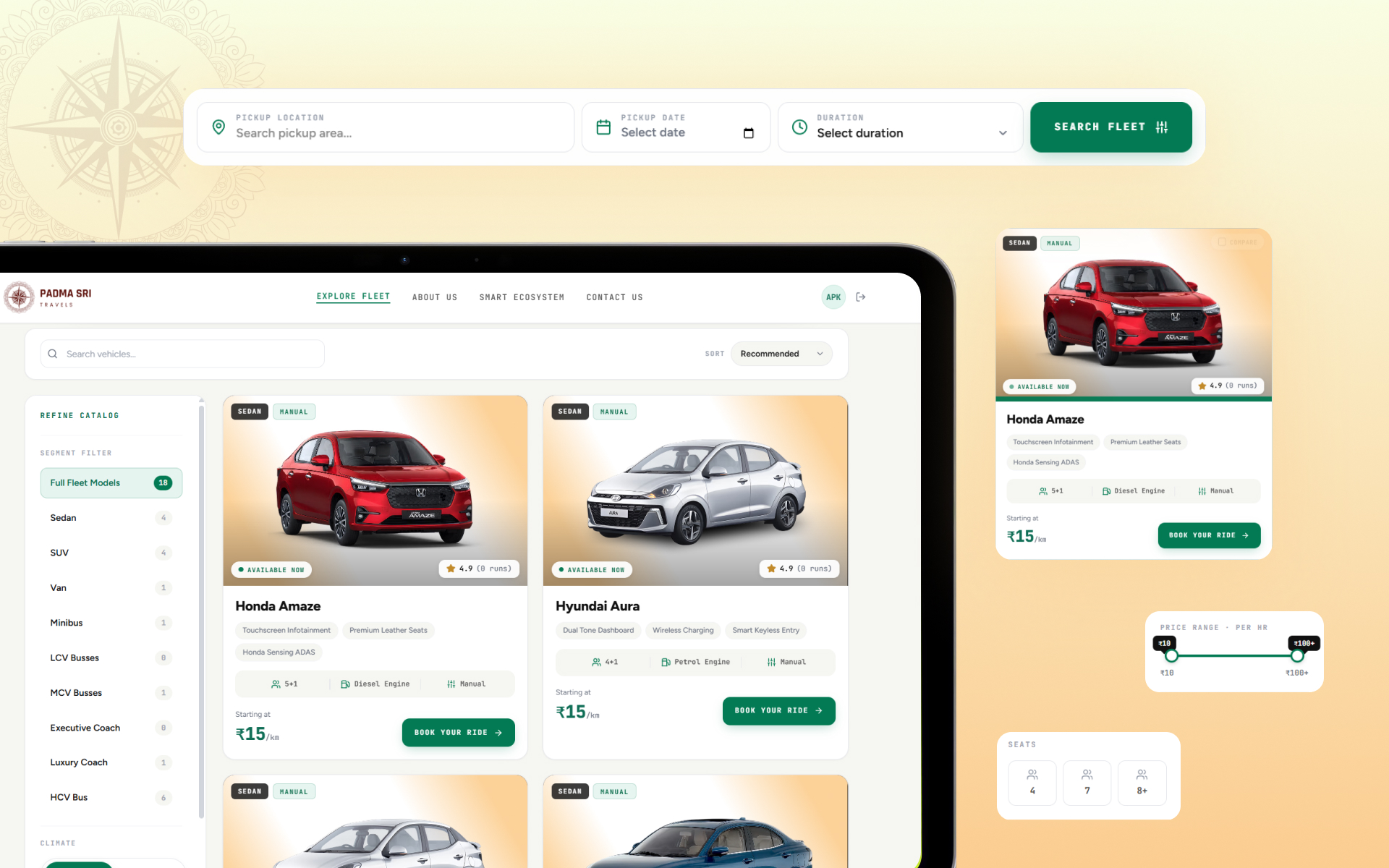 PST-WEB-01 // EXPLORE FLEET & SEARCH CATALOG